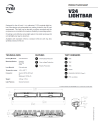 V24 Black 8600 eLumen 24"  Hyperion Series Light Bar