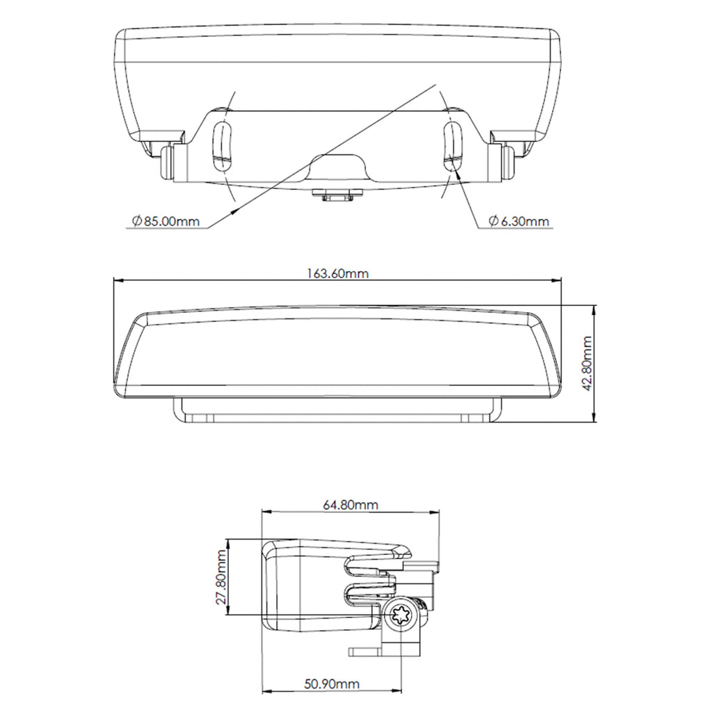 VL4 Diffused, 12-48v Bracket Mount