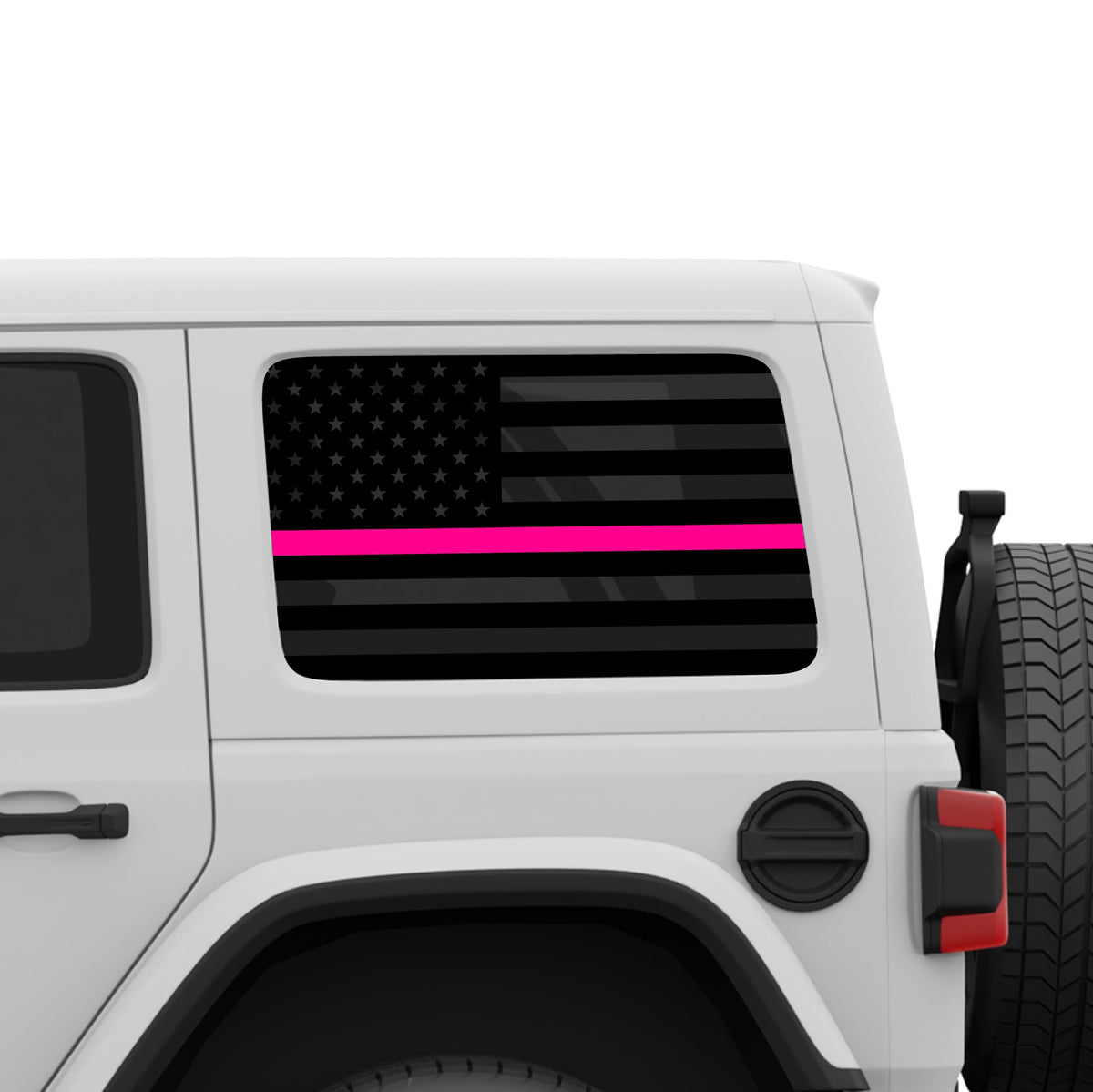 Flag Window Graphic for Wrangler | Set of 2
