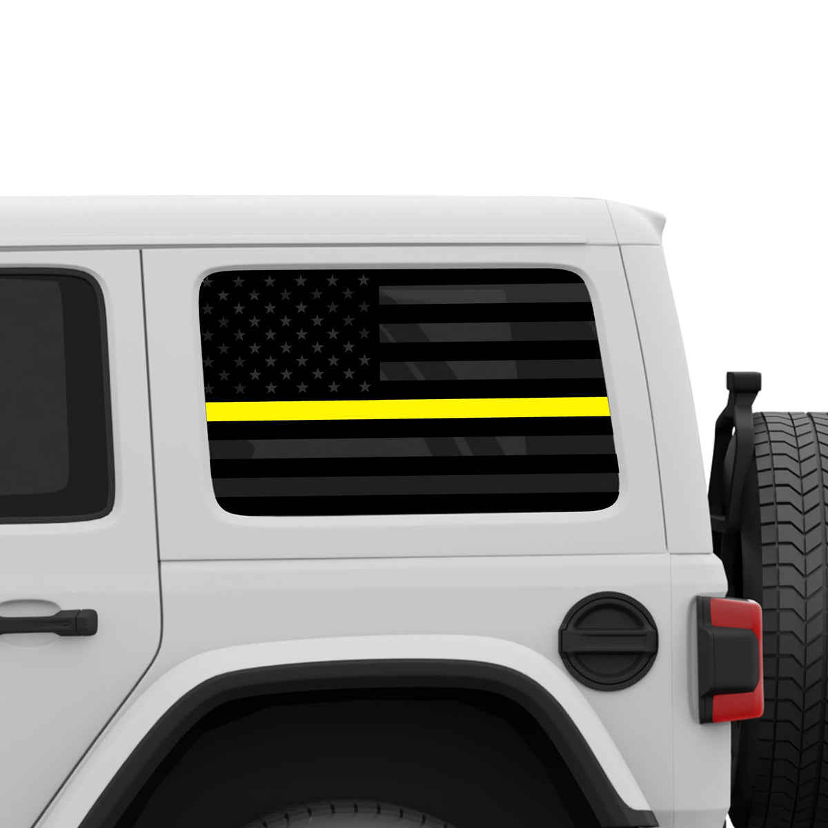 Flag Window Graphic for Wrangler | Set of 2