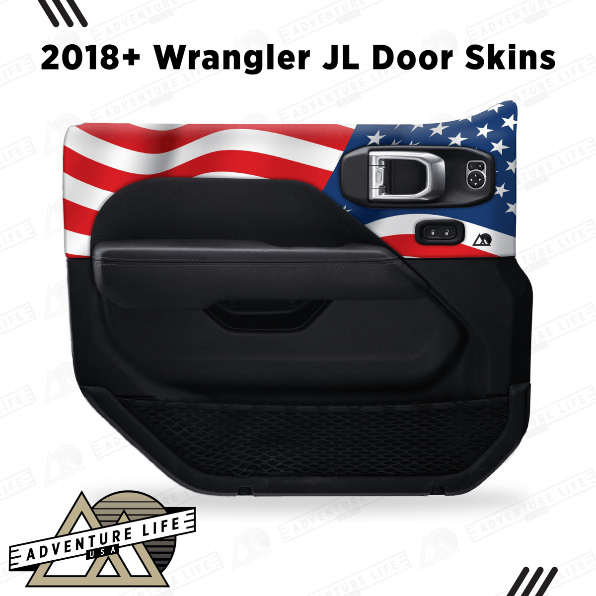 2018+ Wrangler JL Door Skins | American Flag