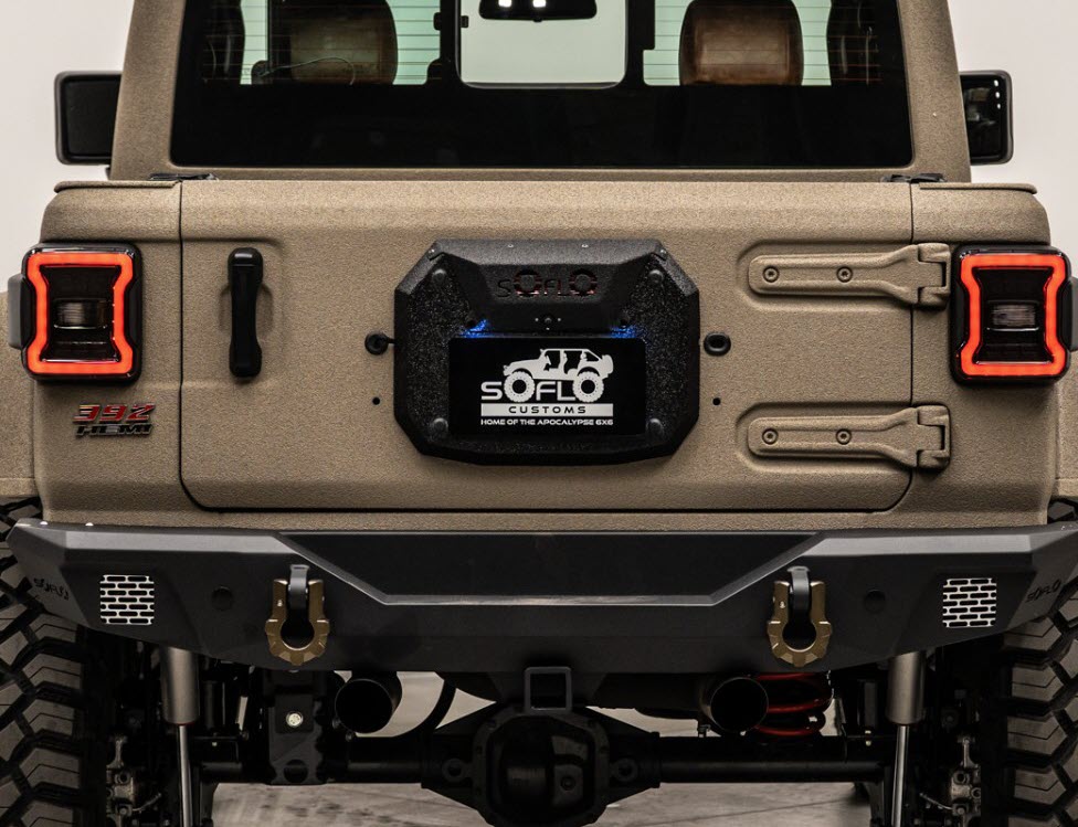 Jeep Wrangler 5th Tire Delete Plate