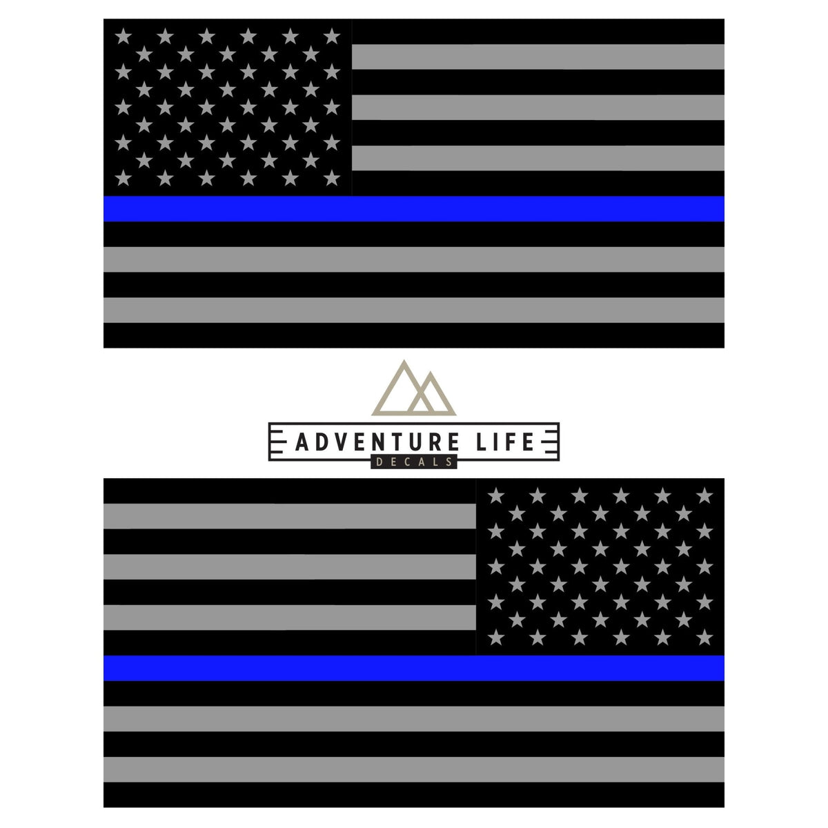 American Flag Sticker 6" x 3" | Set of 2