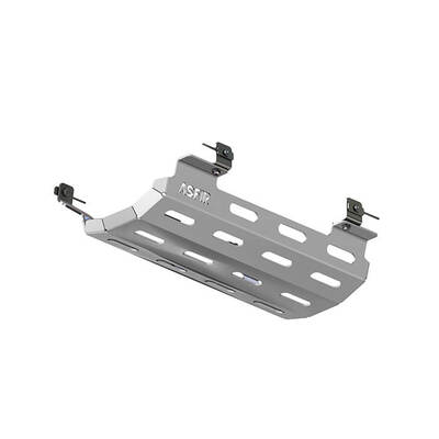 Asfir 4x4 Ford Bronco Exhaust Skid Plate, 1/4" Aluminum, Bolt-On Underbody Protection