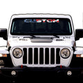 American Flag Windshield Lettering