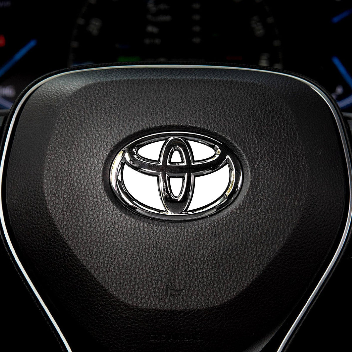 Custom Color Steering Wheel Decal for Toyota Models 2007-2024