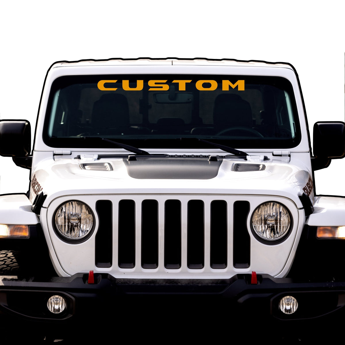 Windshield Lettering