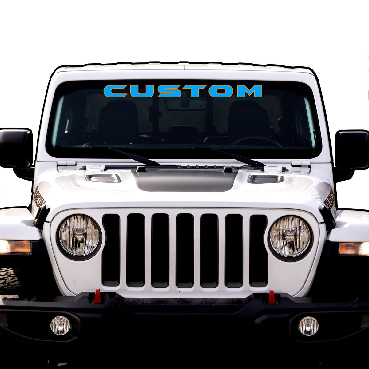 Windshield Lettering