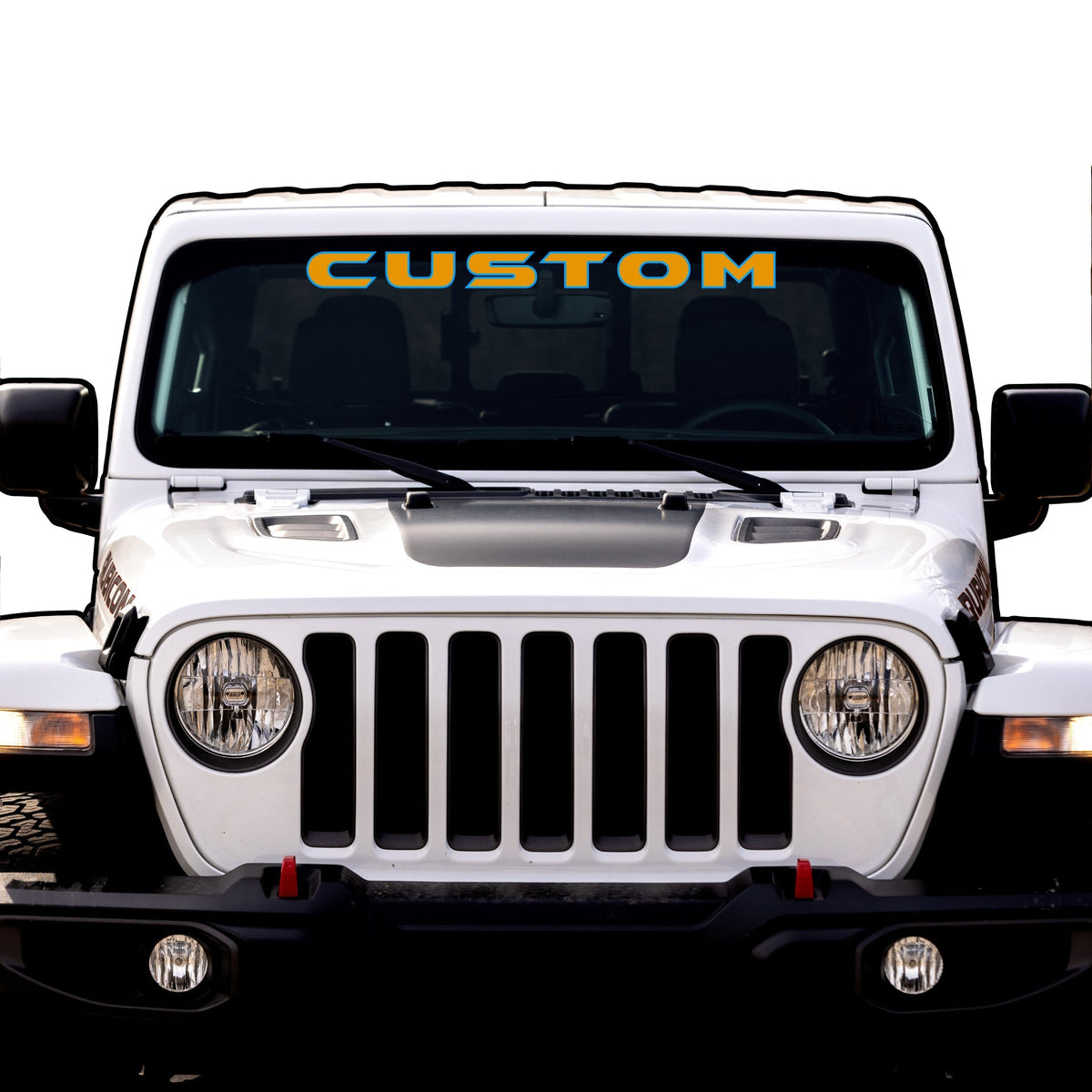 Windshield Lettering
