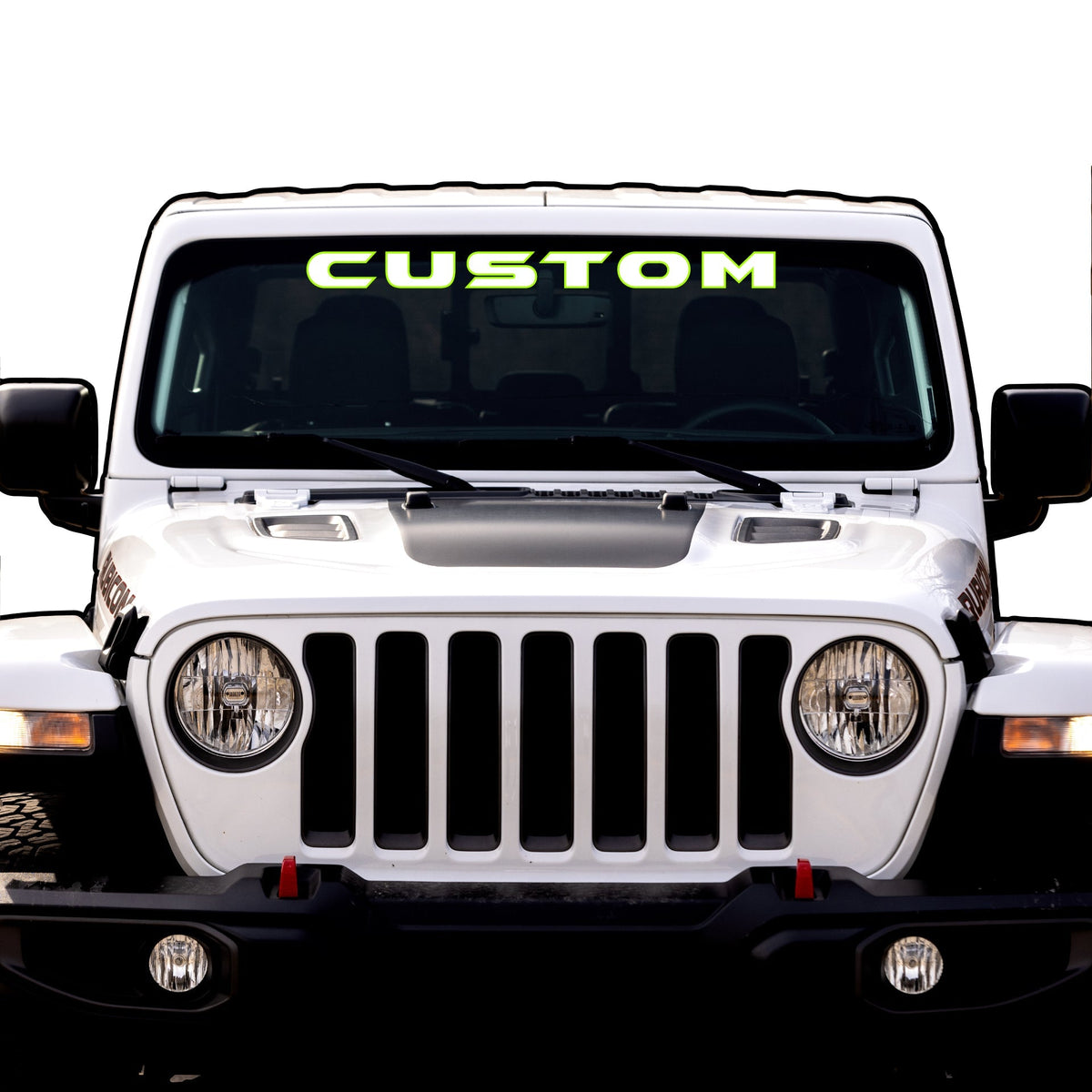 Windshield Lettering