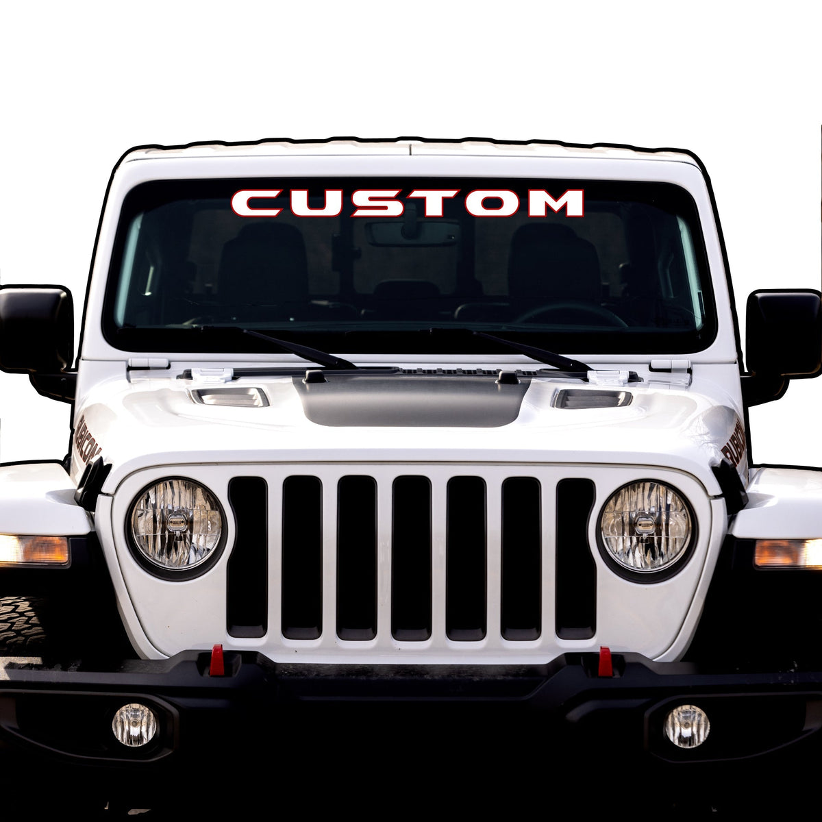 Windshield Lettering
