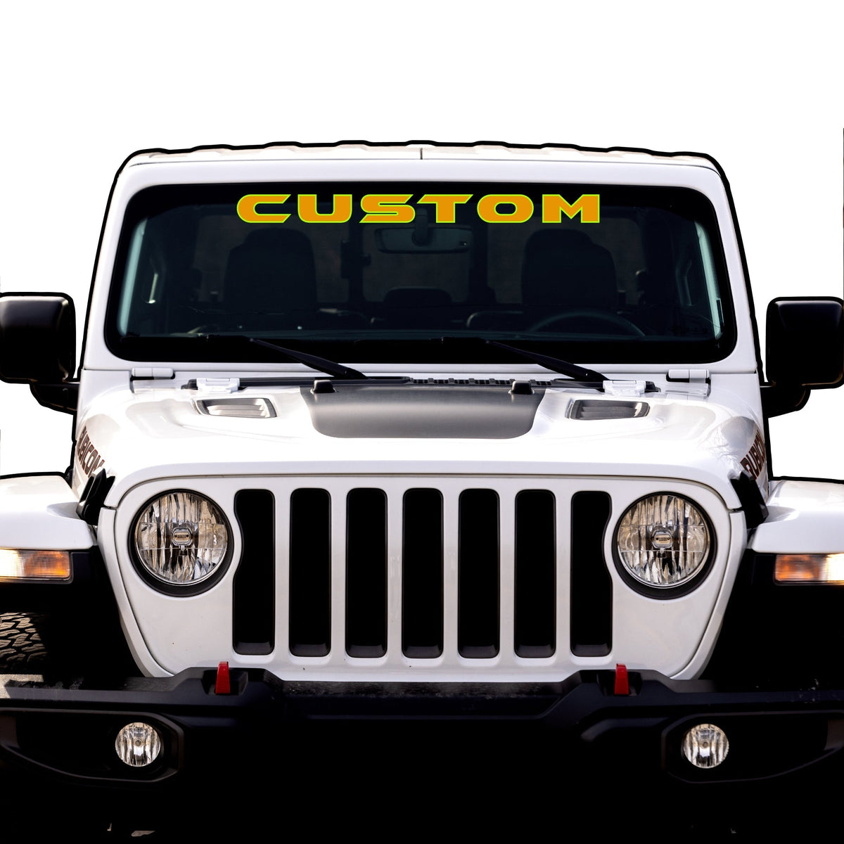 Windshield Lettering
