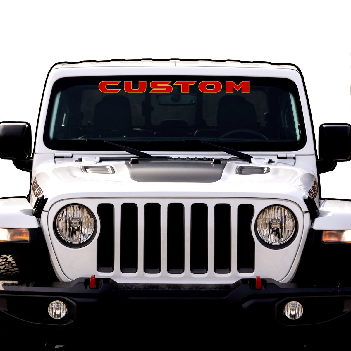 Windshield Lettering