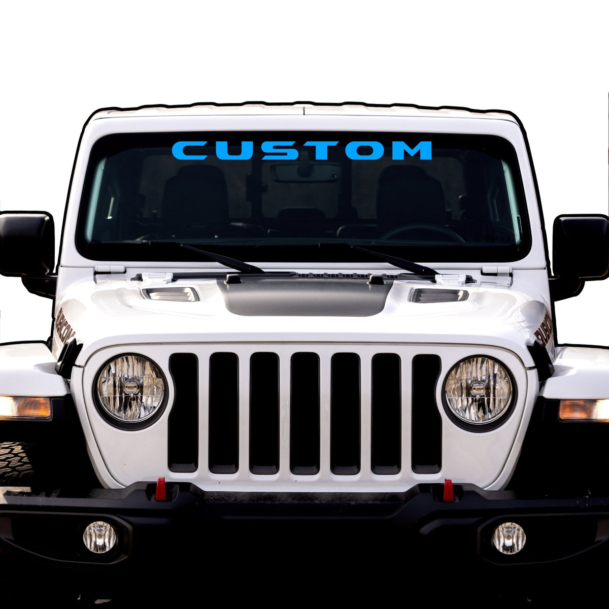 Windshield Lettering