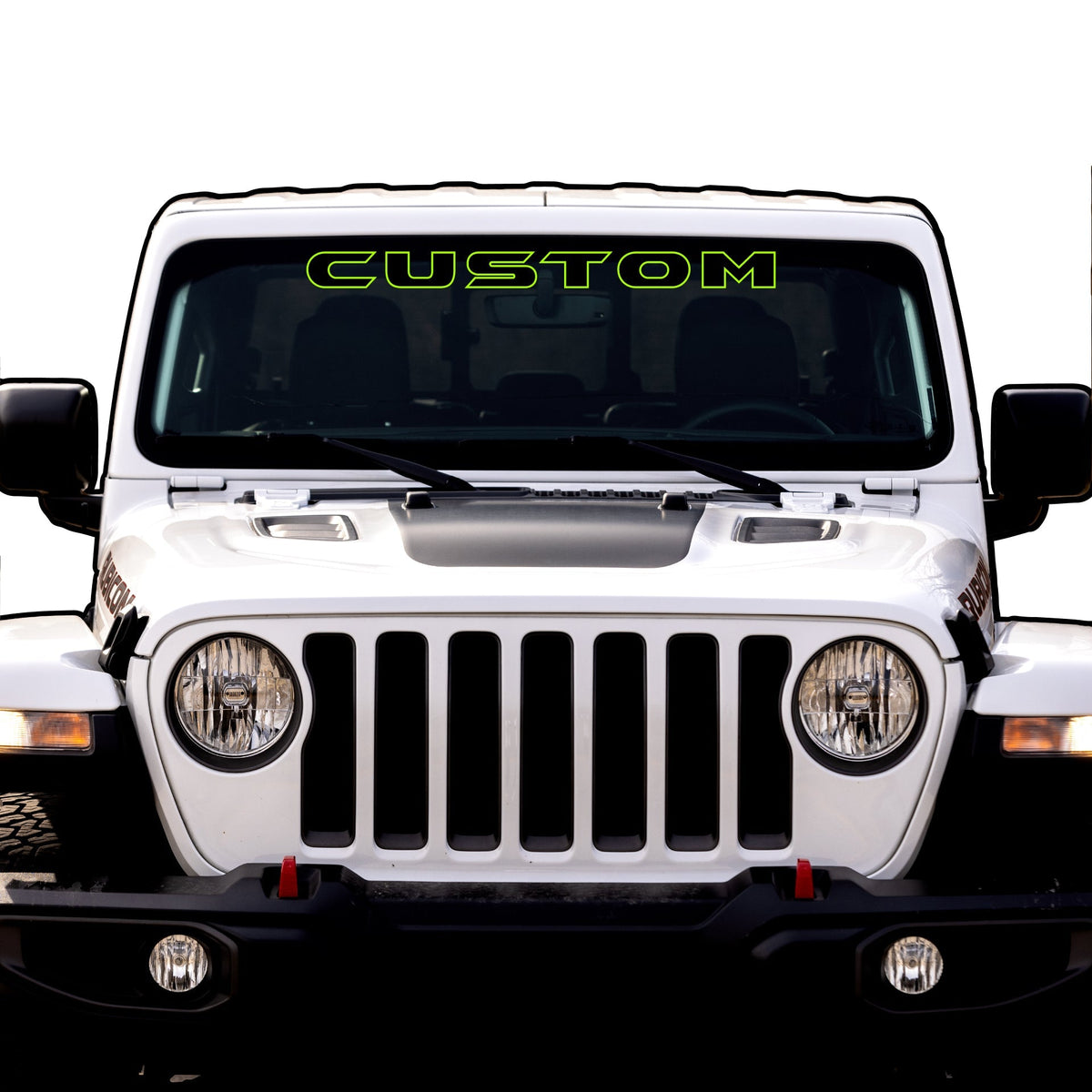 Windshield Lettering