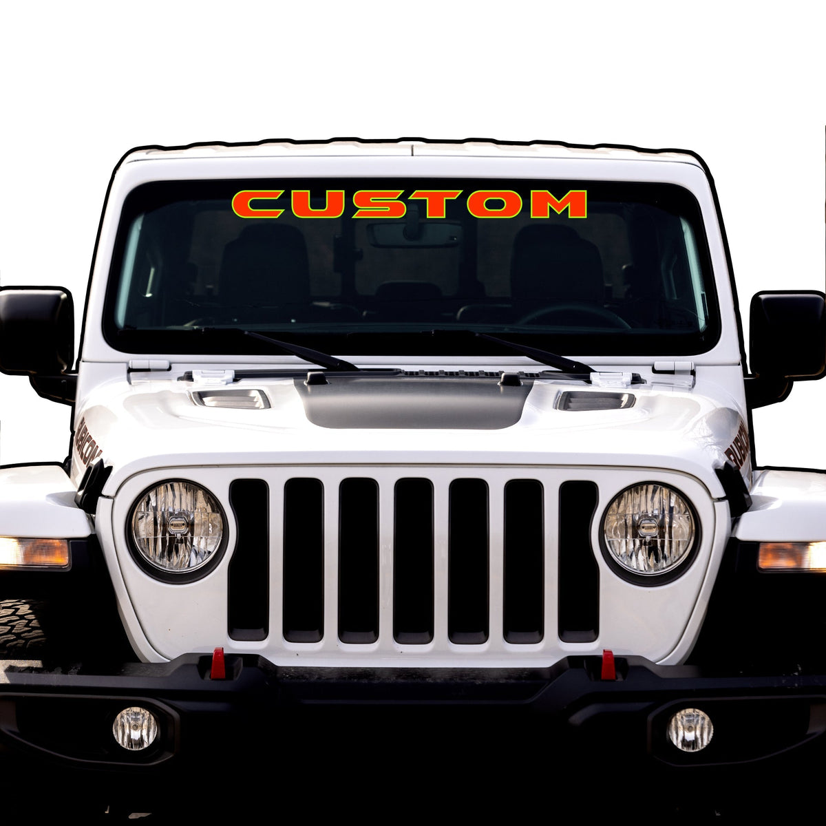 Windshield Lettering