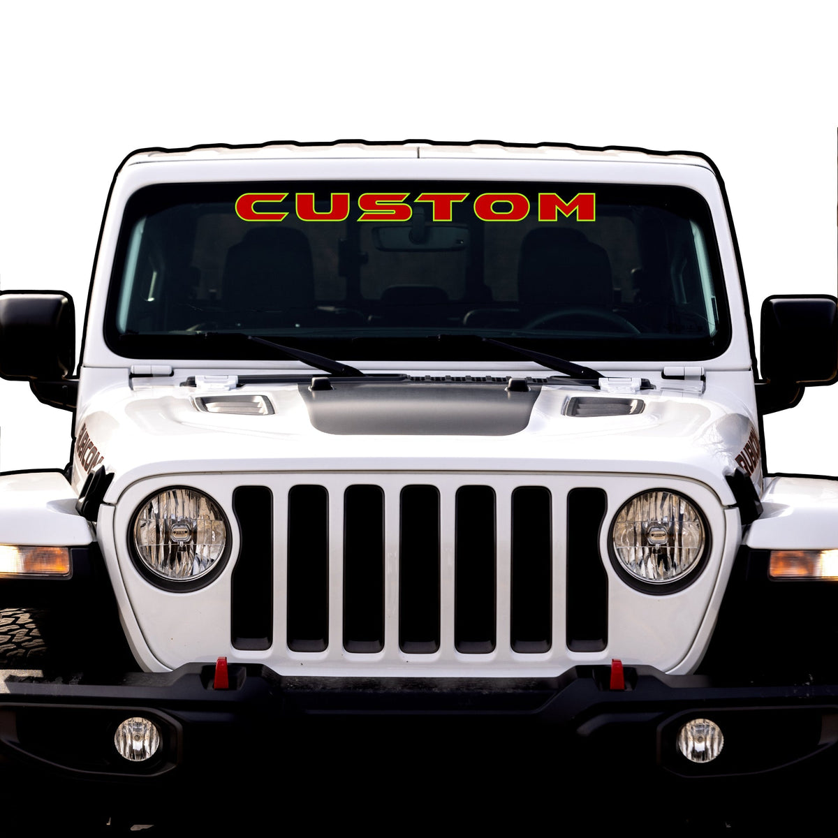 Windshield Lettering