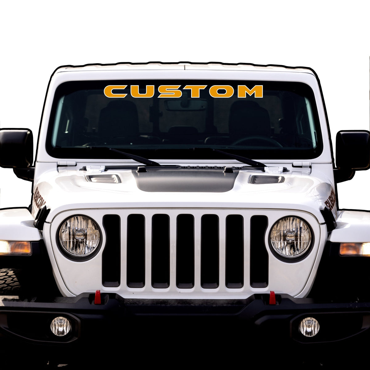 Windshield Lettering