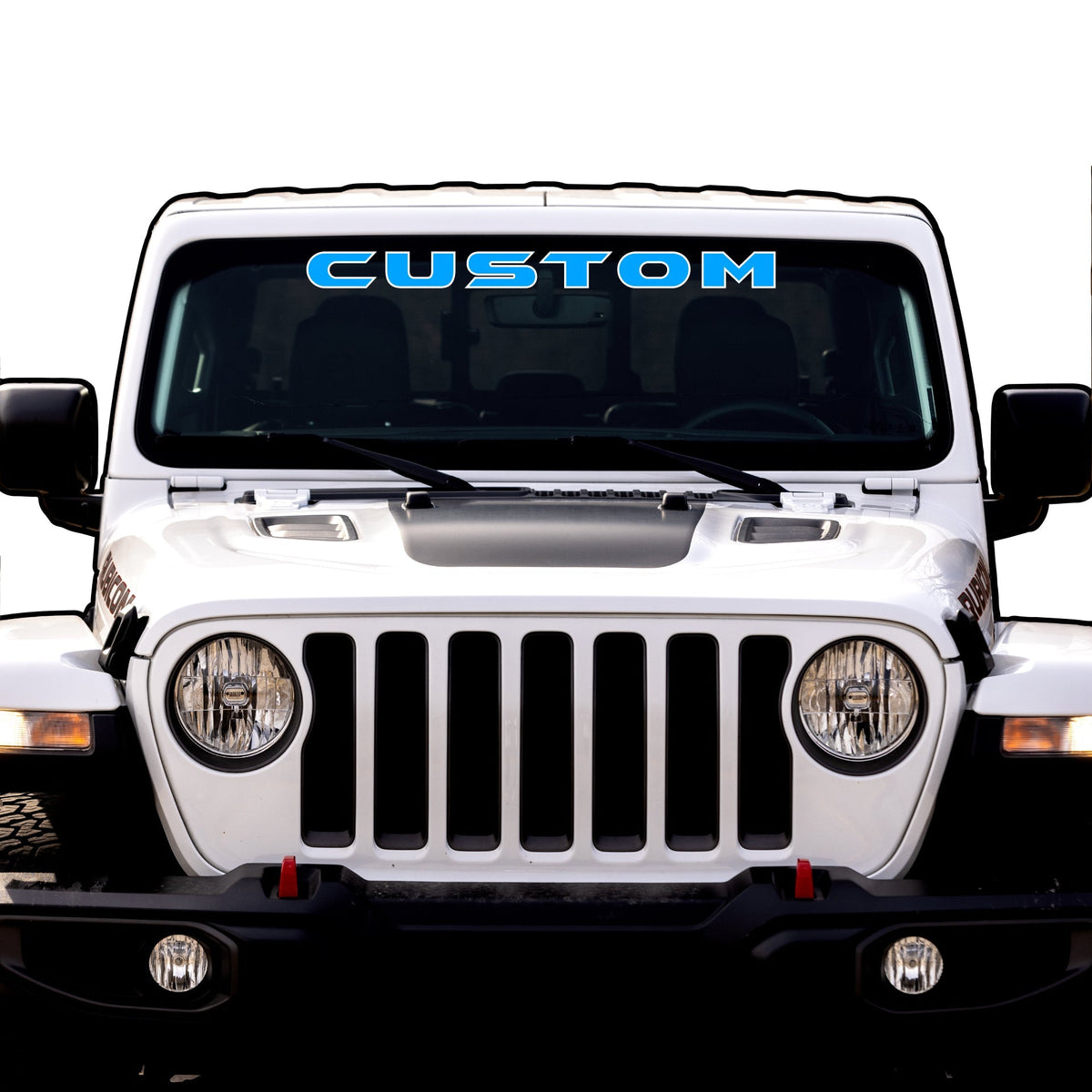 Windshield Lettering