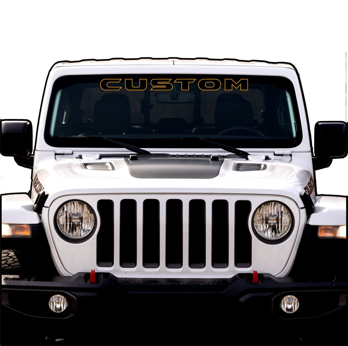 Windshield Lettering