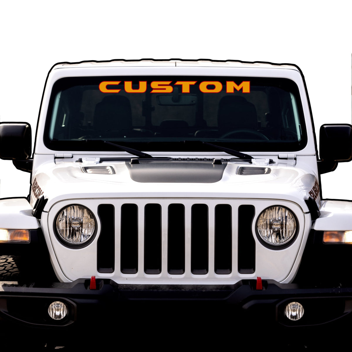Windshield Lettering