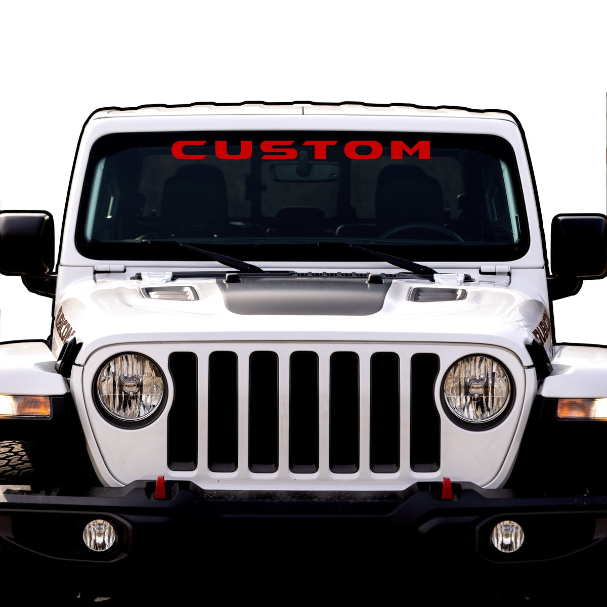 Windshield Lettering
