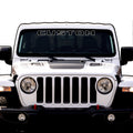 Windshield Lettering