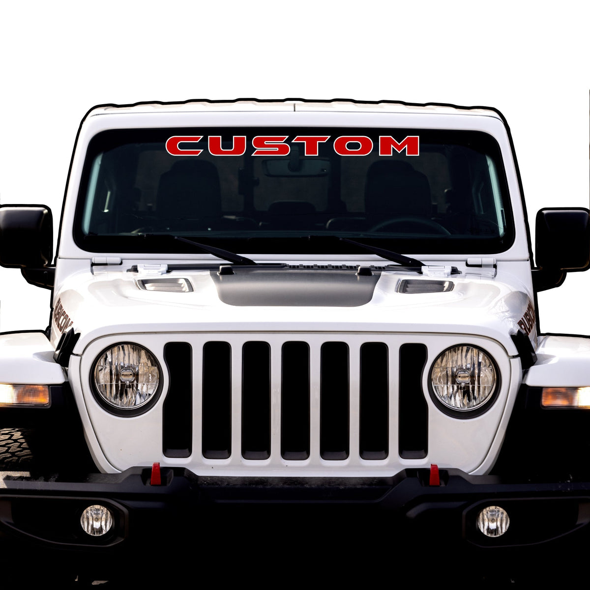Windshield Lettering