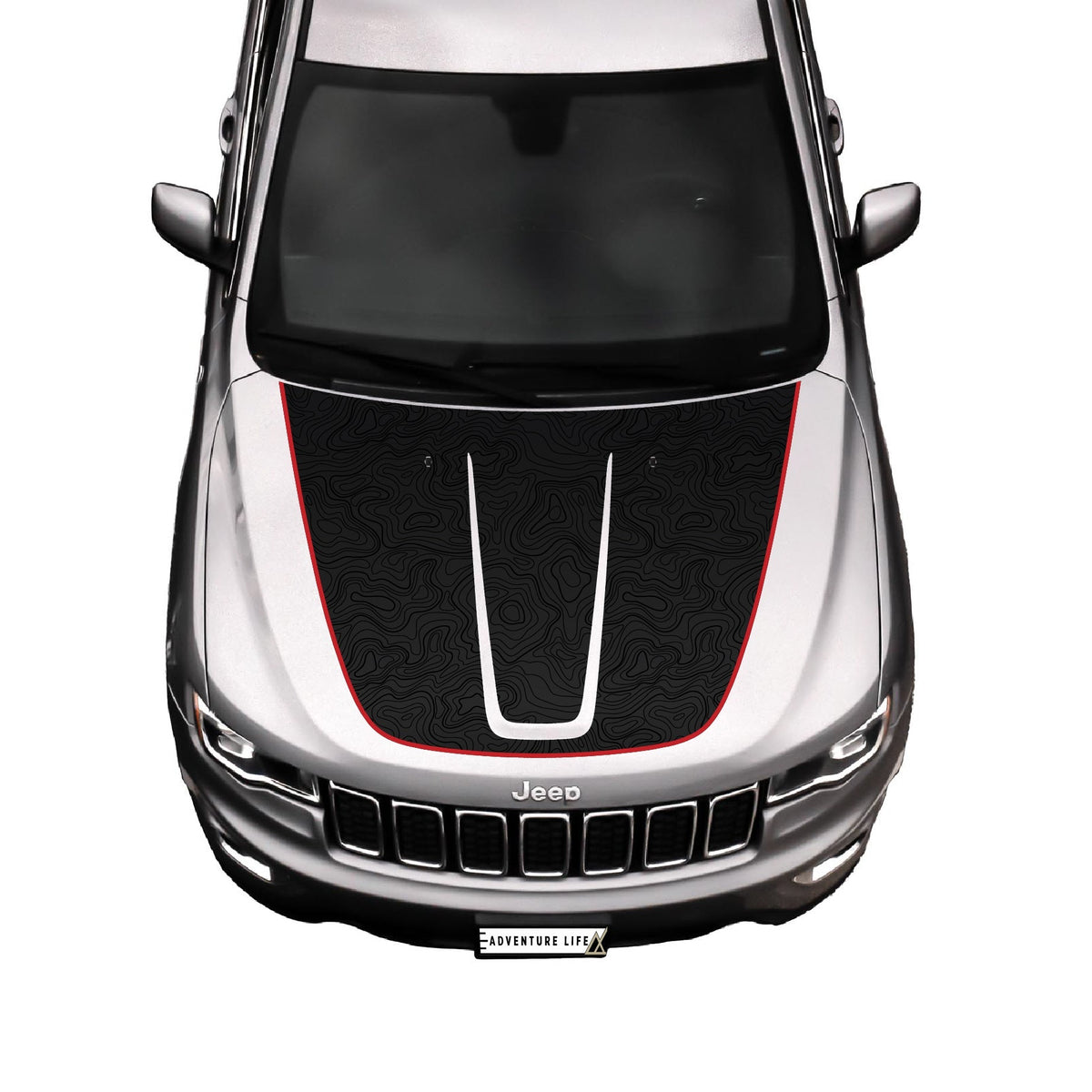 Hood Graphic | fits 2011-2022 Jeep Grand Cherokee WK2
