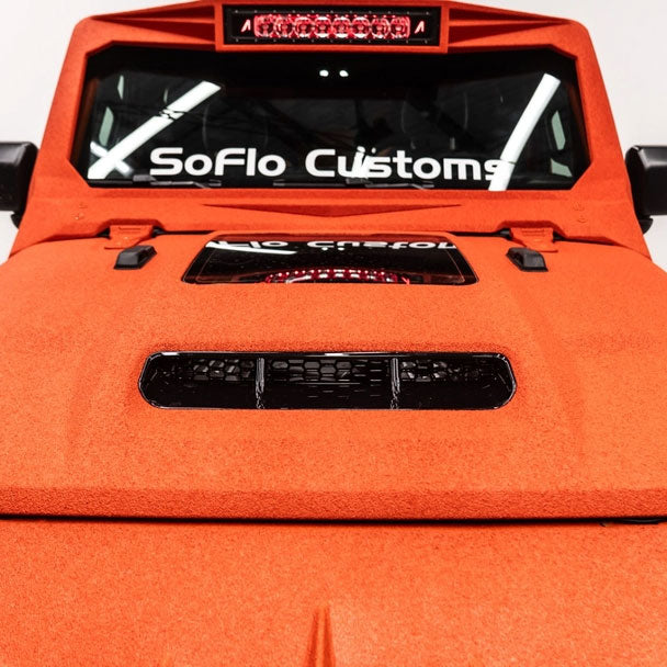 Jeep Gladiator SoFlo Custom Hood with Glass Insert 2020-2027