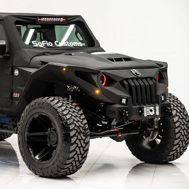 Jeep Gladiator SoFlo Custom Hood with Glass Insert 2020-2027