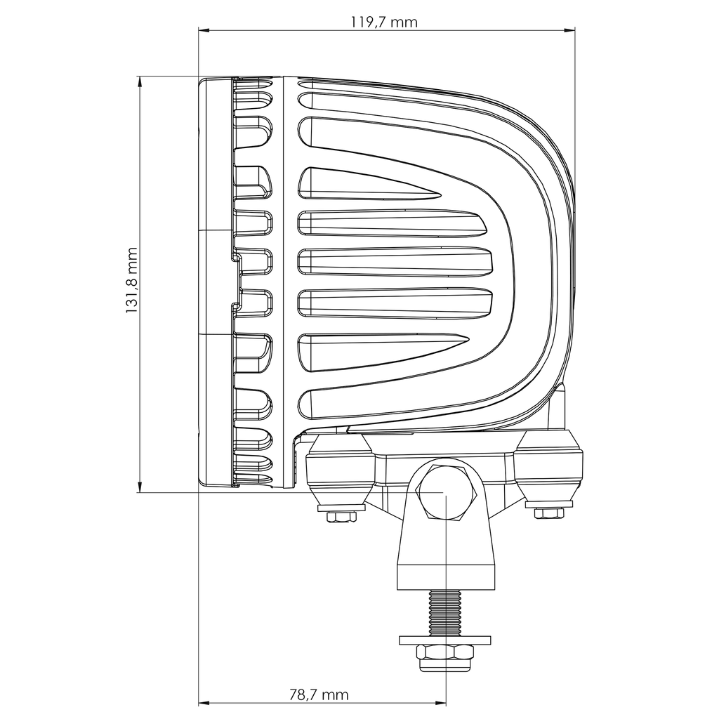 1313 Wide Symmetric Pair With Wiring Harnesses